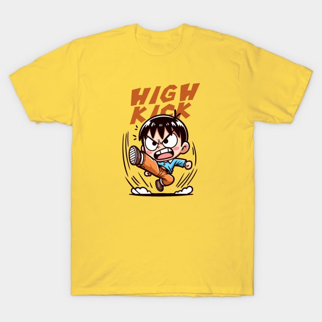 High kick Kid T-Shirt by ALNS